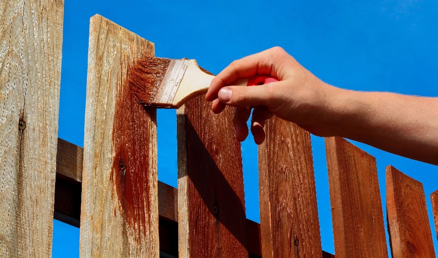 A.K. Fence Staining